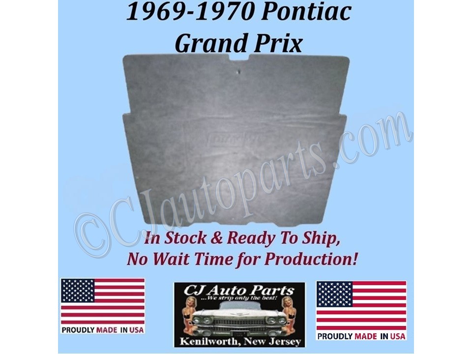 REM 1969 1970 PONTIAC GRAND PRIX HOOD INSULATION IN STOCK - 1" THICK - GPX-HIN-040