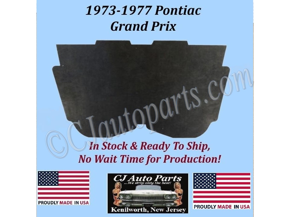 REM 1973 1974 1975 1976 1977 PONTIAC GRAND PRIX HOOD INSULATION IN STOCK - 1/2" THICK - GPX-HIN-050