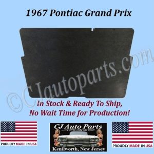 REM 1967 PONTIAC GRAND PRIX HOOD INSULATION IN STOCK - 1" THICK - GPX-HIN-030