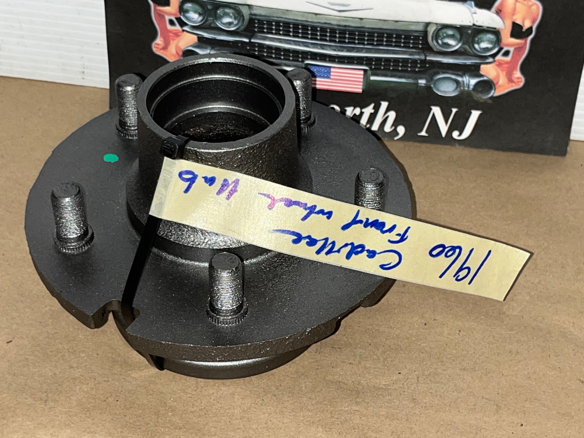 OEM 1960 Cadillac Deville Eldorado Fleetwood RWD FRONT DRUM BRAKE HUB ASSEMBLY #1473819 - Image 16