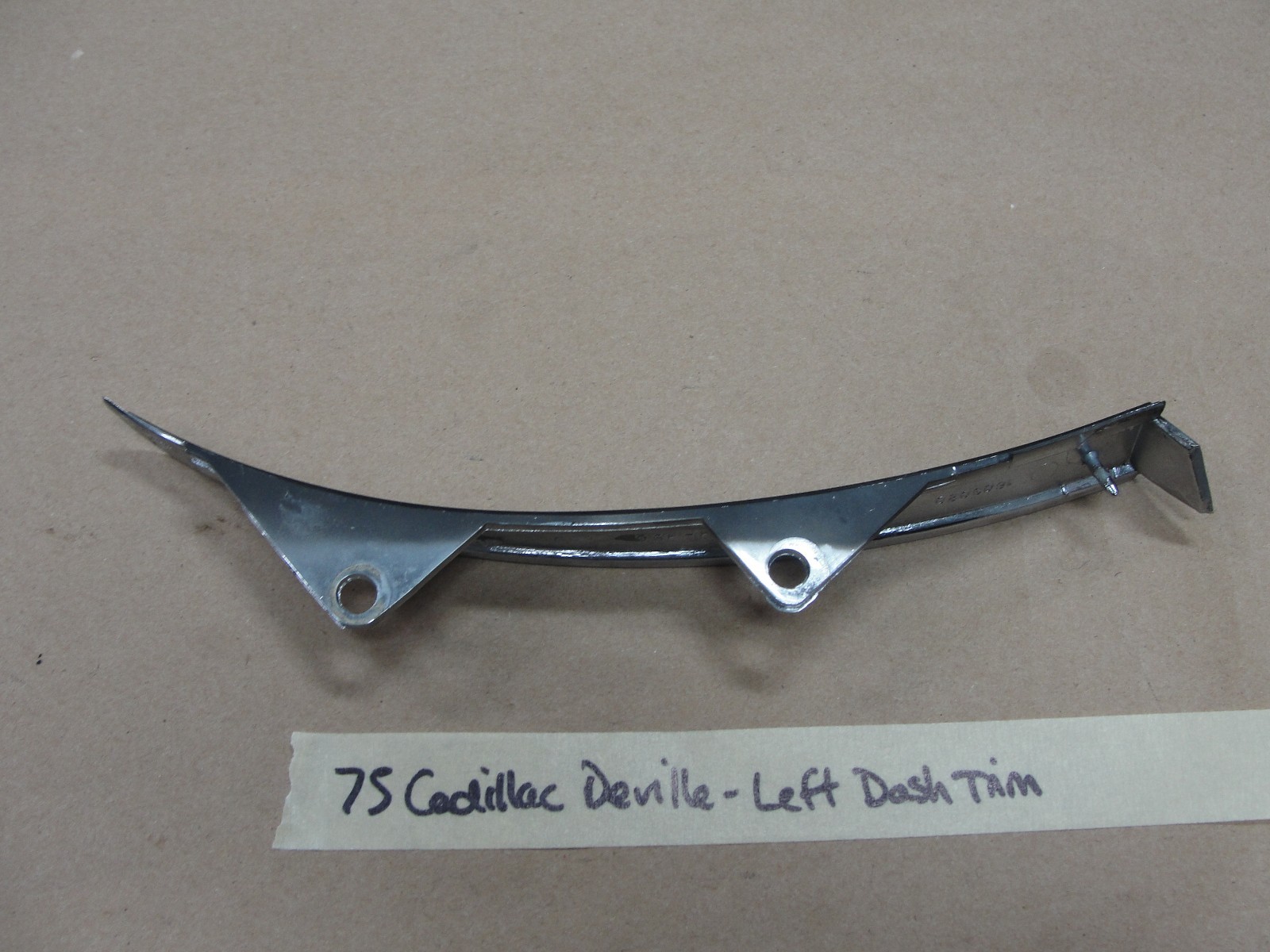OEM 1974 1975 1976 Cadillac Calais Deville Commercial Chassis 1974 1975 1976 1977 1978 LEFT DRIVER SIDE DASH TRIM END CENTER #1603020 - Image 10