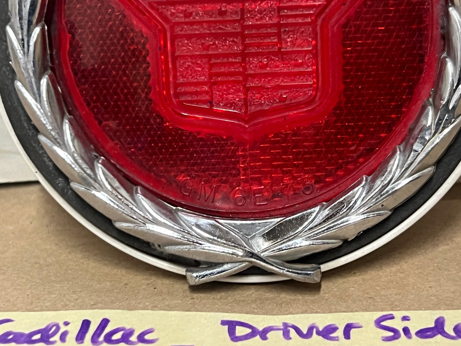 OEM 1970 1971 1972 1973 Cadillac Eldorado LEFT REAR QUARTER PANEL MARKER PARK LIGHT LENS HOUSING #5962035 - Image 11