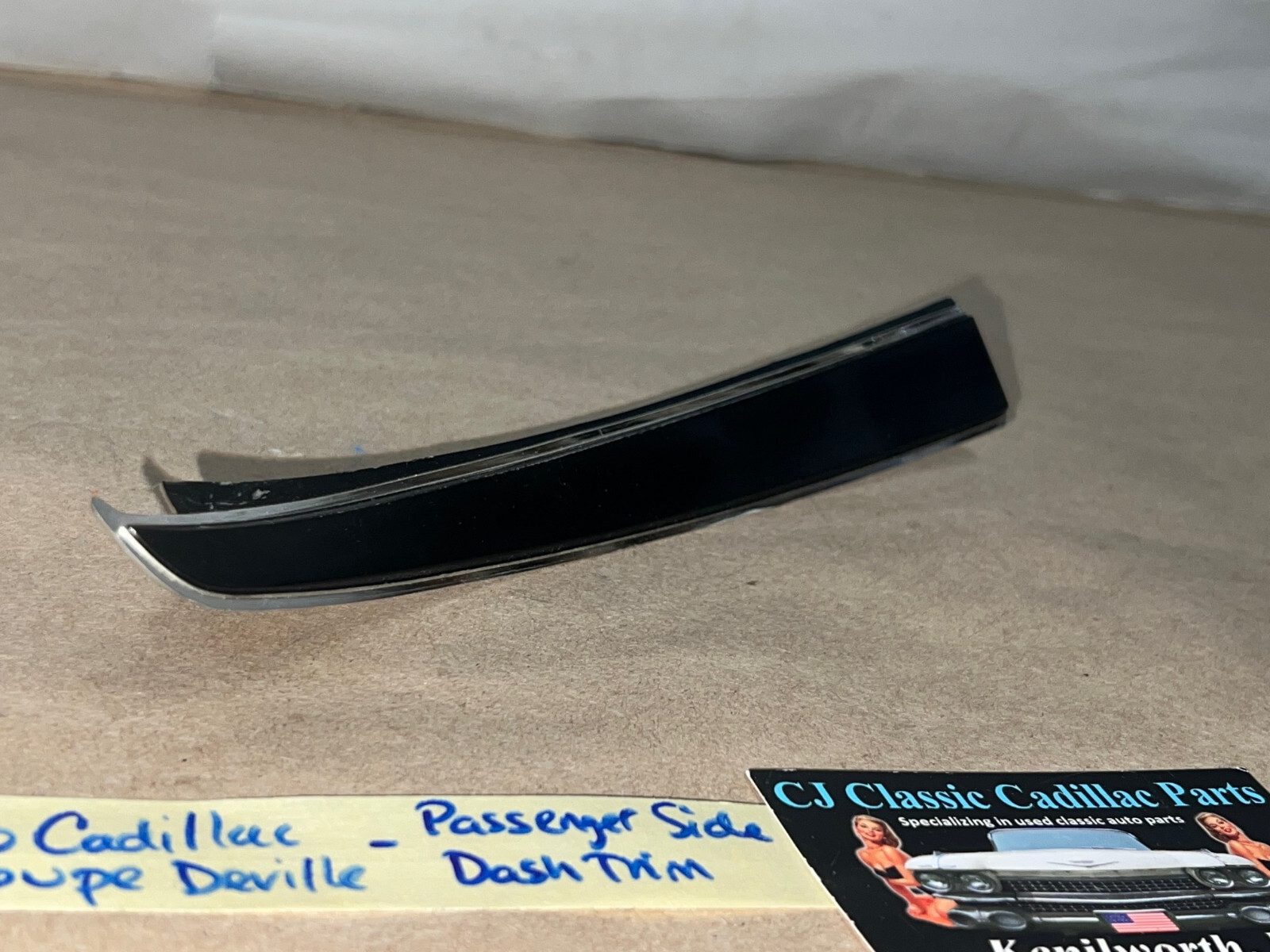 OEM 1974 1975 1976 Cadillac Calais Deville Commercial Chassis 1974 1975 1976 1977 1978 RIGHT PASSENGER SIDE DASH TRIM END CENTER #1603021 - Image 15