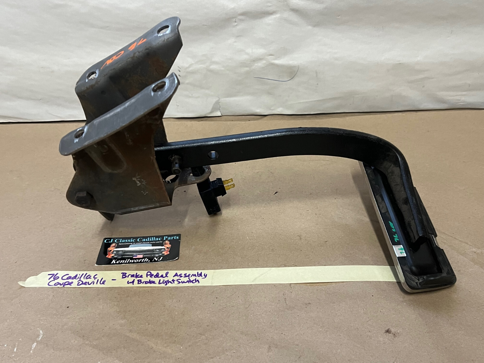 OEM 1971 1972 1973 1974 1975 1976 Cadillac Deville Fleetwood Calais Commercial Chassis 1971 1972 1973 1974 1975 1976 1977 1978 Eldorado BRAKE PEDAL ASSEMBLY W/ BRAKE STOP LIGHT SWITCH WITH CRUISE #3515201 - Image 16