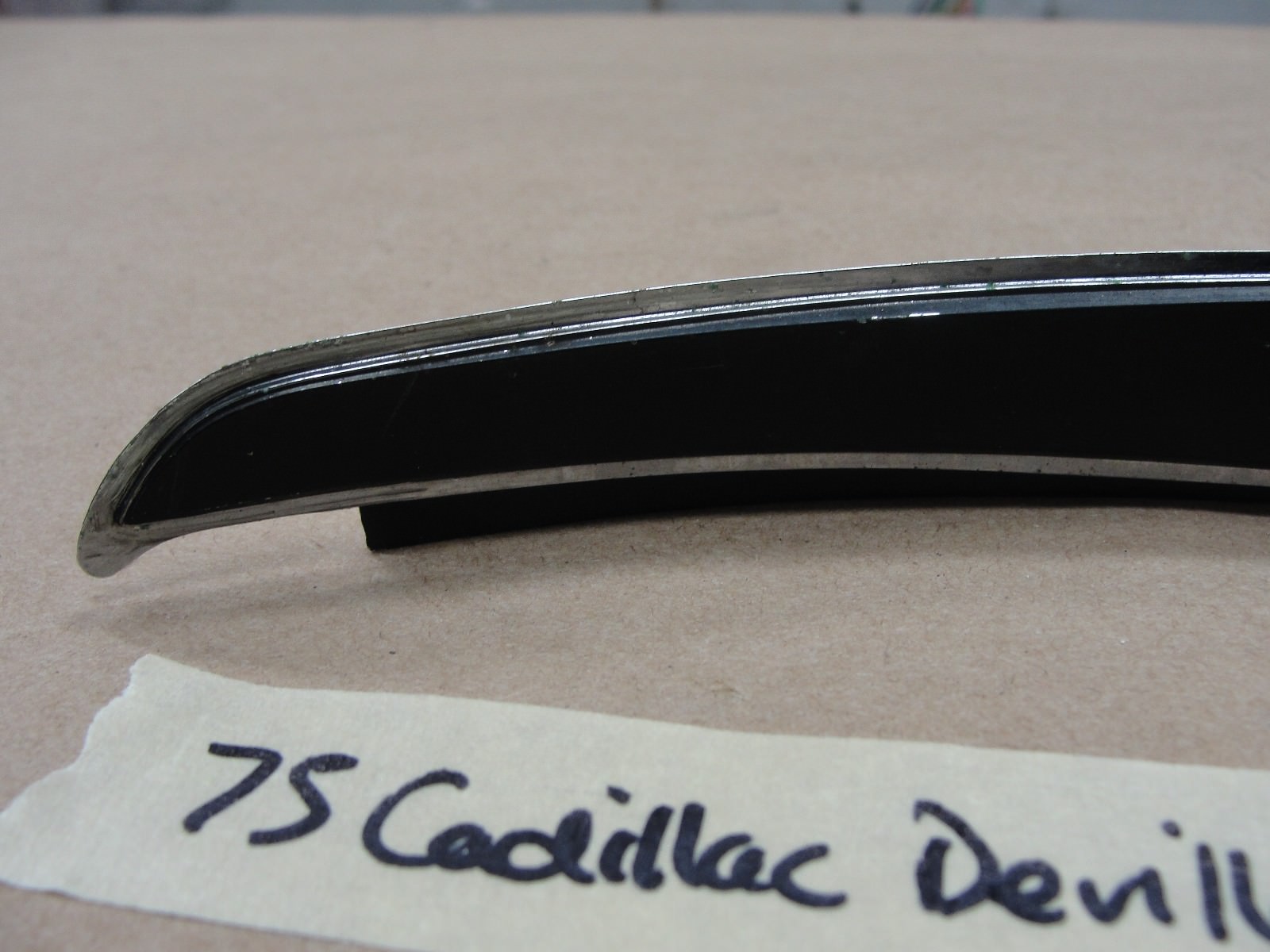 OEM 1974 1975 1976 Cadillac Calais Deville Commercial Chassis 1974 1975 1976 1977 1978 LEFT DRIVER SIDE DASH TRIM END CENTER #1603020 - Image 2