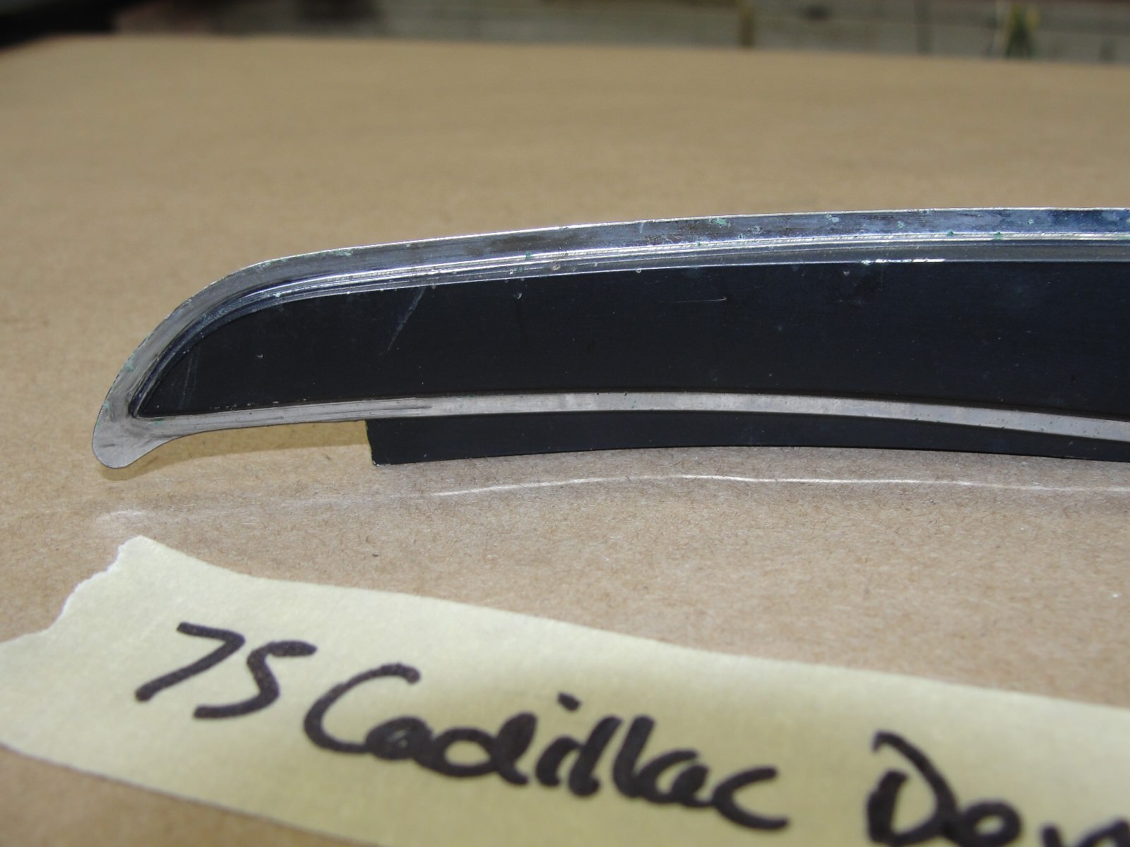 OEM 1974 1975 1976 Cadillac Calais Deville Commercial Chassis 1974 1975 1976 1977 1978 LEFT DRIVER SIDE DASH TRIM END CENTER #1603020 - Image 5