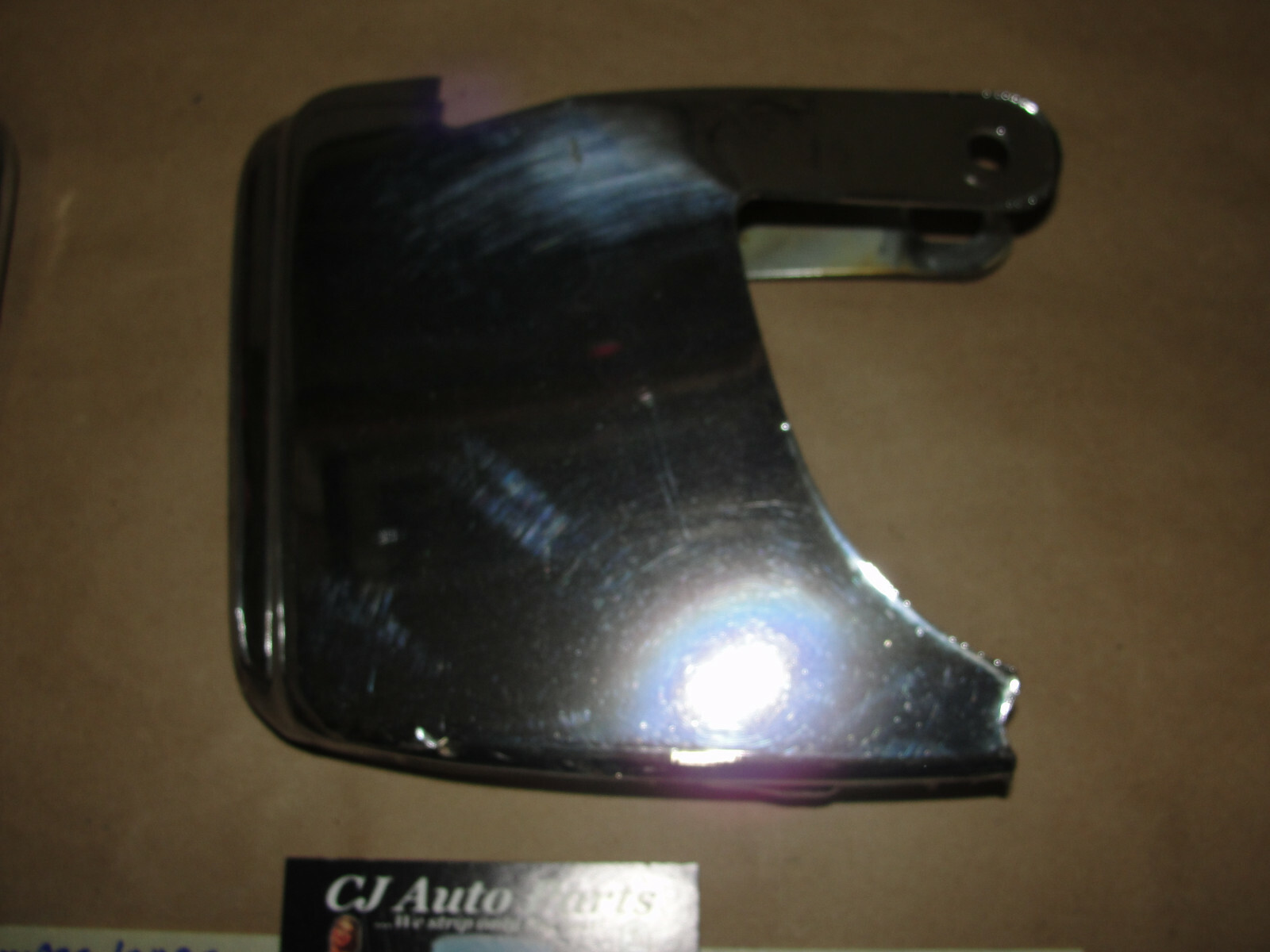 OEM 1974 1975 1976 Cadillac Deville Fleetwood Calais Commercial Chassis FRONT BUMPER INNER LICENSE PLATE BUMPER GUARDS (SMALLER) - Image 6