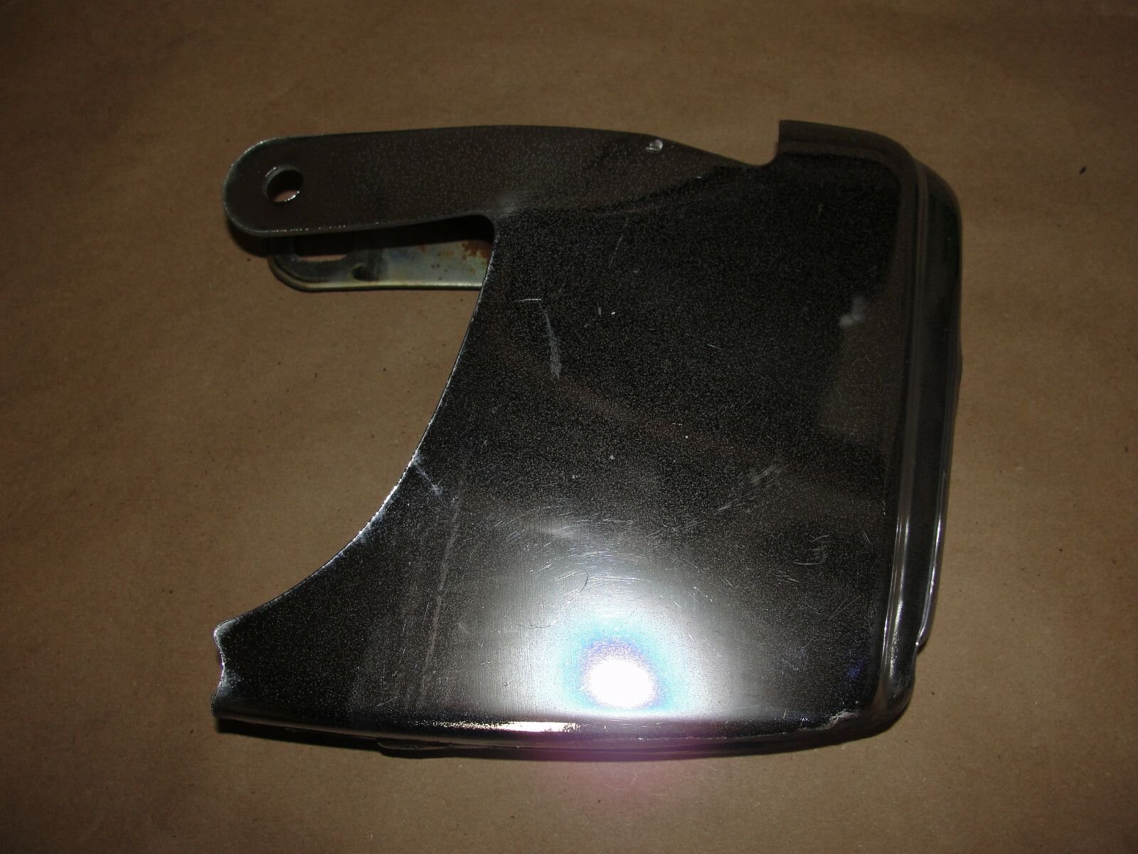 OEM 1974 1975 1976 Cadillac Deville Fleetwood Calais Commercial Chassis FRONT BUMPER INNER LICENSE PLATE BUMPER GUARDS (SMALLER) - Image 7