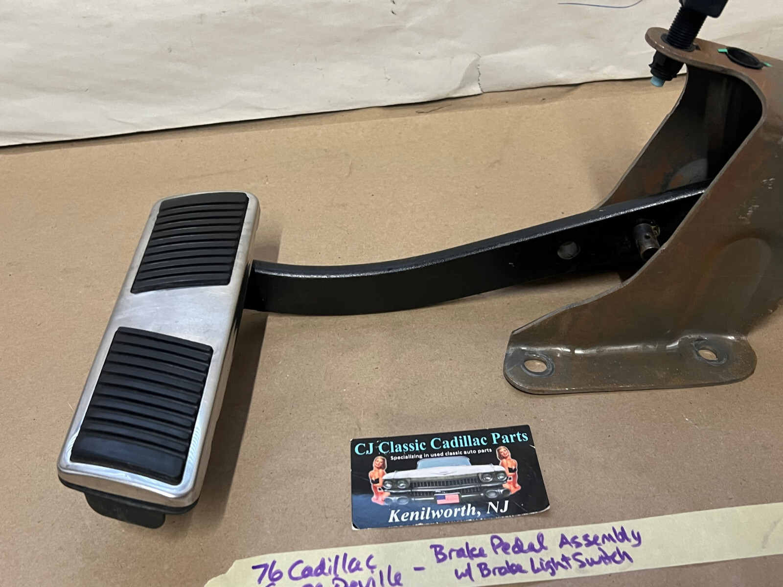 OEM 1971 1972 1973 1974 1975 1976 Cadillac Deville Fleetwood Calais Commercial Chassis 1971 1972 1973 1974 1975 1976 1977 1978 Eldorado BRAKE PEDAL ASSEMBLY W/ BRAKE STOP LIGHT SWITCH WITH CRUISE #3515201 - Image 7