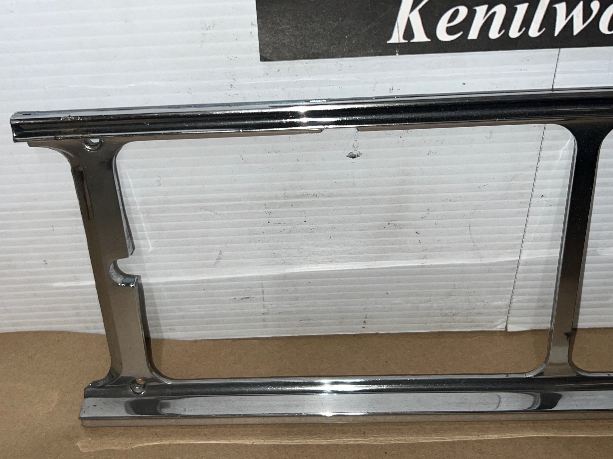 OEM 1975 1976 Cadillac Deville Fleetwood Calais Commercial Chassis RIGHT PASSENGER SIDE HEADLIGHT BEZEL TRIM #1605305 - Image 4