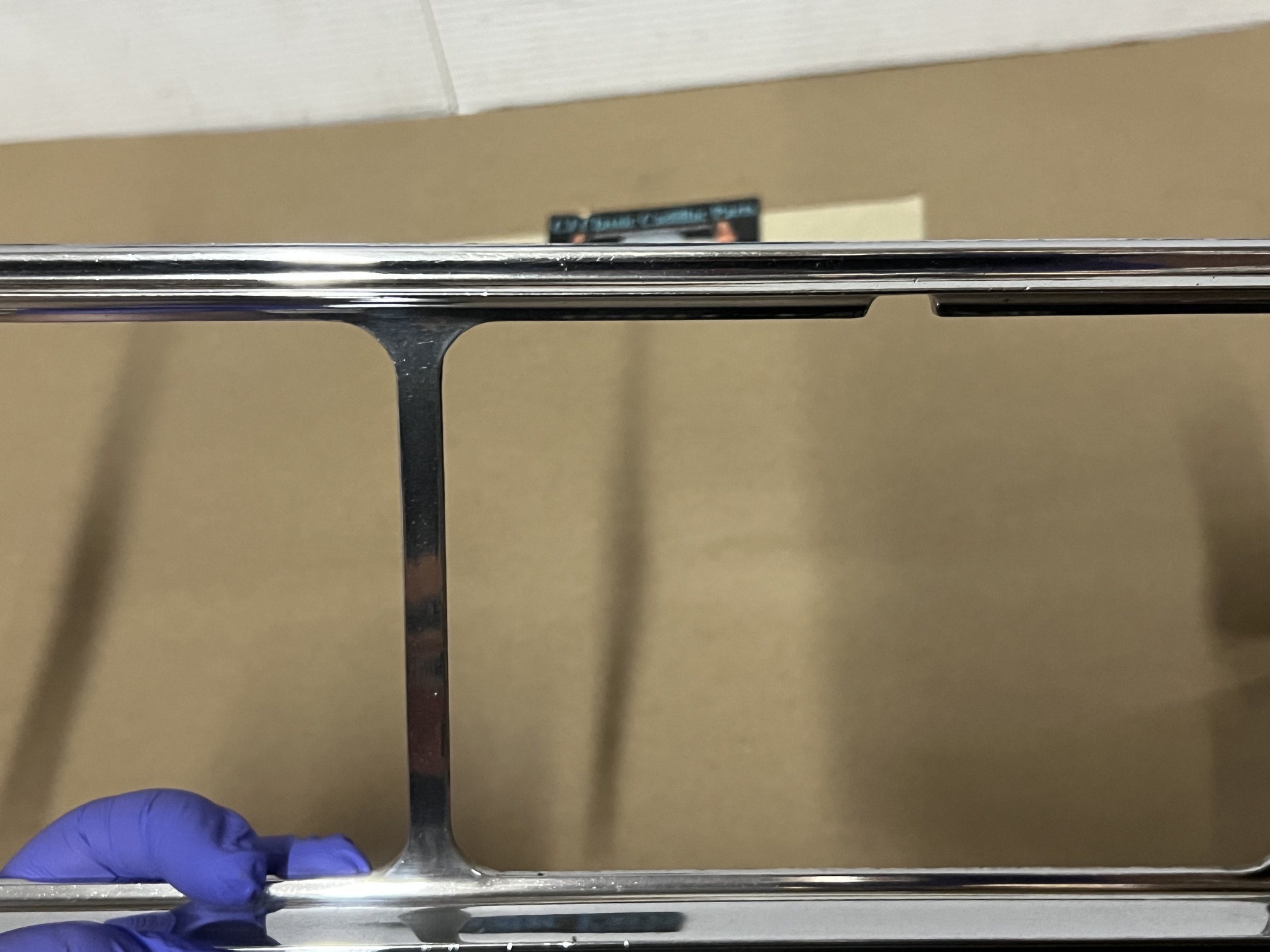 OEM 1975 1976 Cadillac Deville Fleetwood Calais Commercial Chassis RIGHT PASSENGER SIDE HEADLIGHT BEZEL TRIM #1605305 - Image 12
