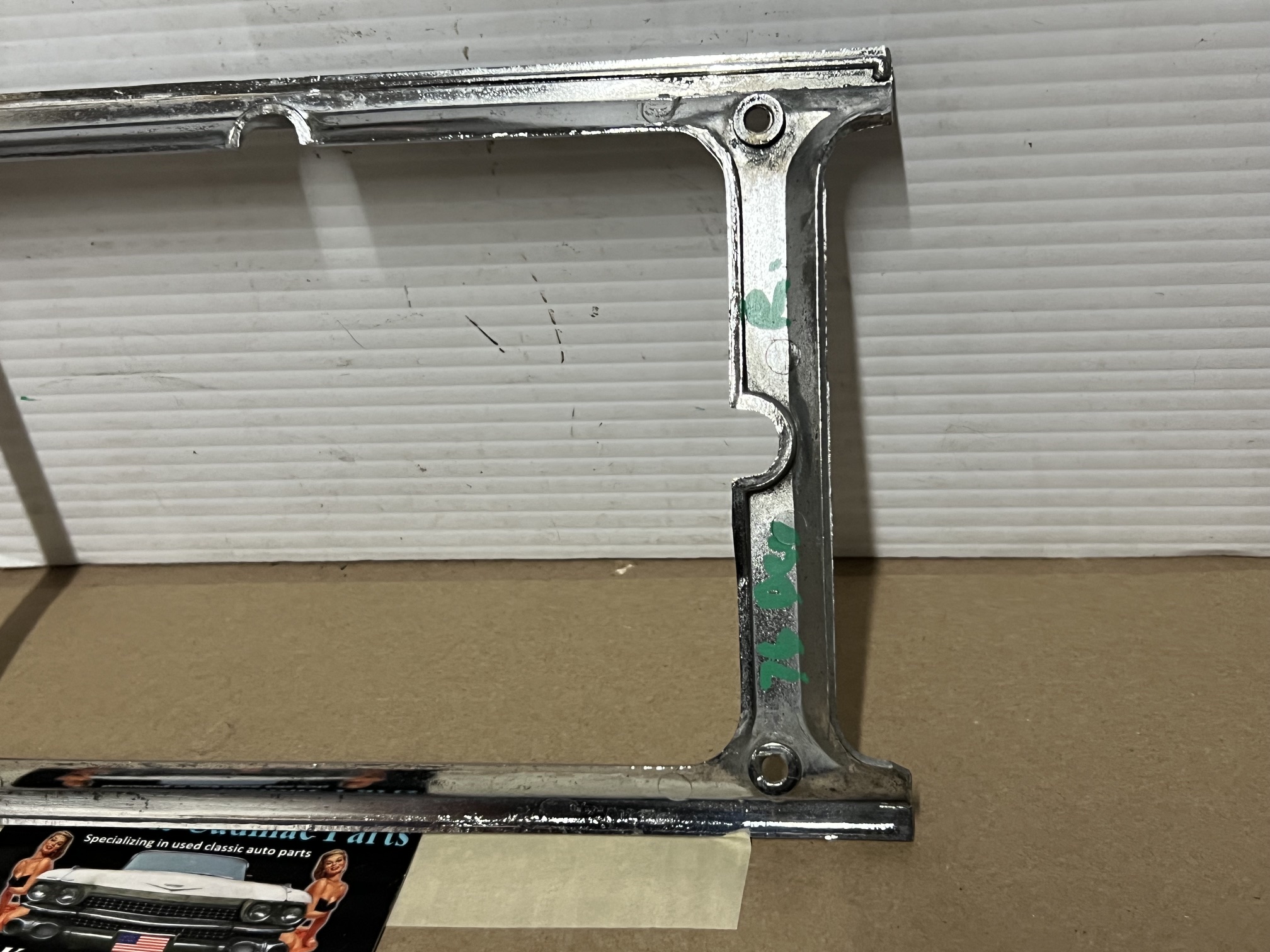 OEM 1975 1976 Cadillac Deville Fleetwood Calais Commercial Chassis RIGHT PASSENGER SIDE HEADLIGHT BEZEL TRIM #1605305 - Image 19
