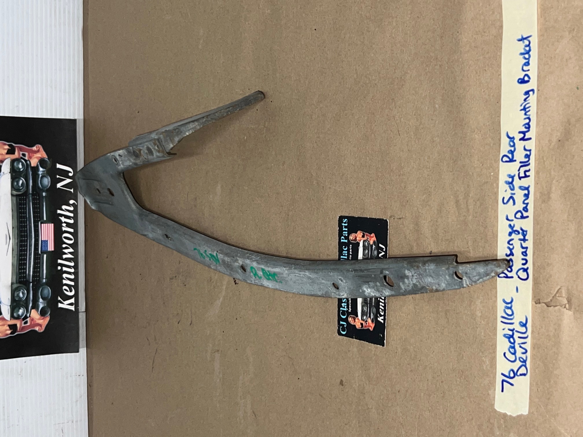 OEM 1974 1975 1976 Cadillac Deville Fleetwood Calais RIGHT PASSENGER SIDE REAR QUARTER PANEL FILLER MOUNTING BRACKET - Image 9