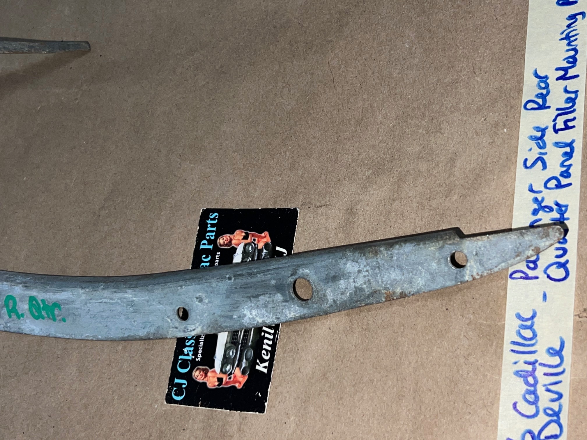 OEM 1974 1975 1976 Cadillac Deville Fleetwood Calais RIGHT PASSENGER SIDE REAR QUARTER PANEL FILLER MOUNTING BRACKET - Image 10