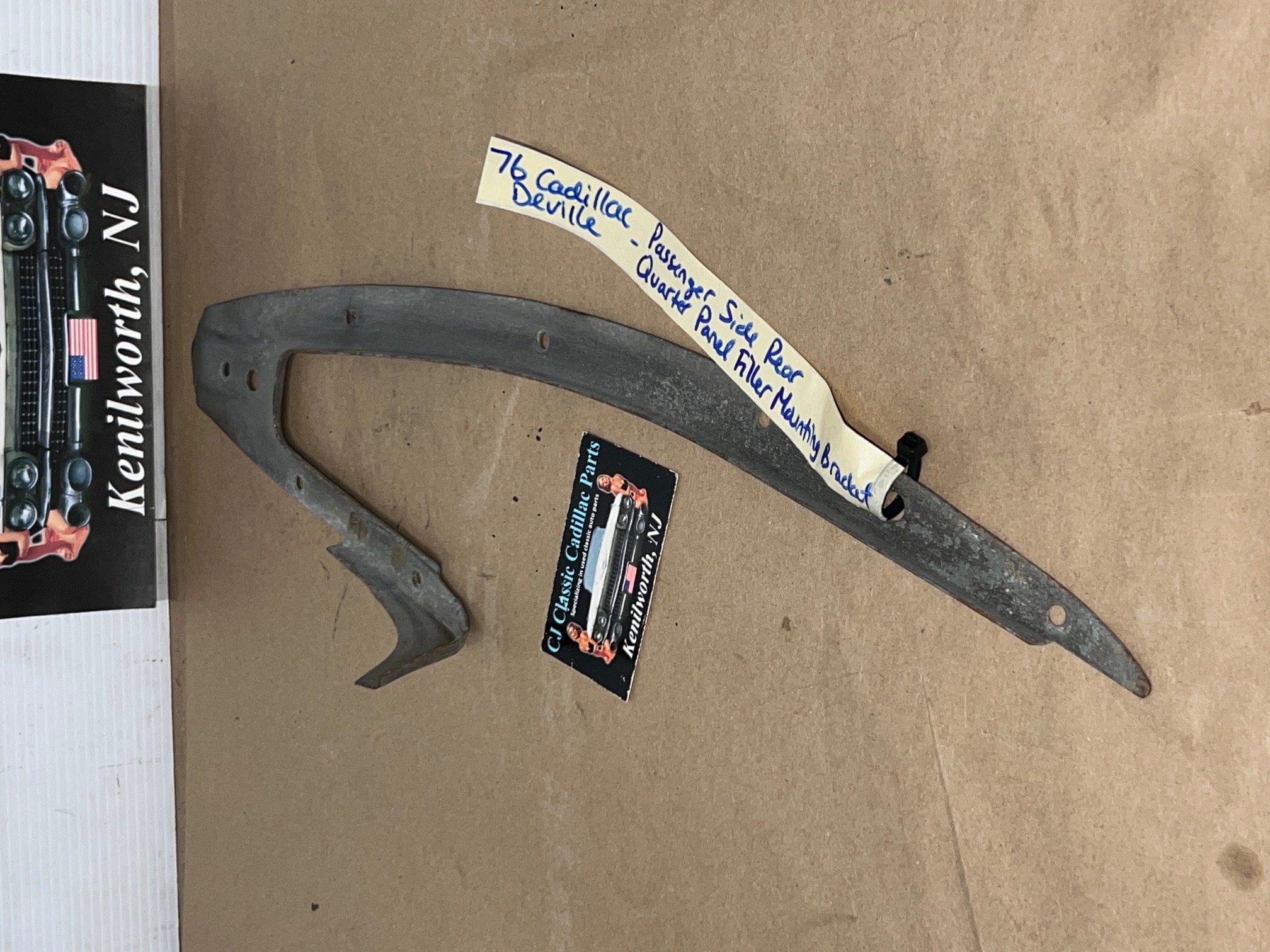 OEM 1974 1975 1976 Cadillac Deville Fleetwood Calais RIGHT PASSENGER SIDE REAR QUARTER PANEL FILLER MOUNTING BRACKET - Image 15