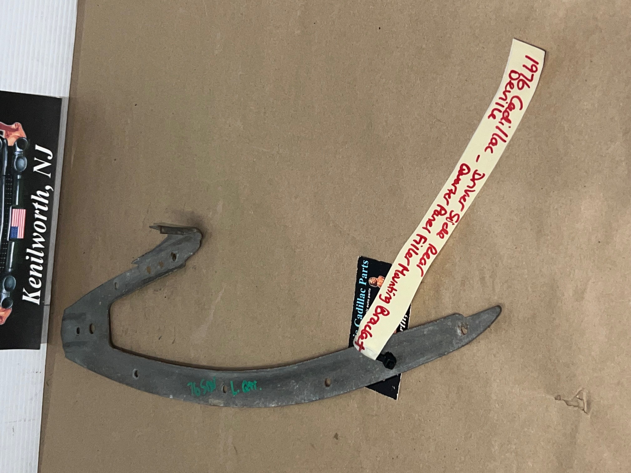 OEM 1974 1975 1976 Cadillac Deville Fleetwood Calais LEFT DRIVER SIDE REAR QUARTER PANEL FILLER MOUNTING BRACKET - Image 11