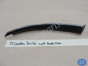 OEM 1974 1975 1976 Cadillac Calais Deville Commercial Chassis 1974 1975 1976 1977 1978 LEFT DRIVER SIDE DASH TRIM END CENTER #1603020