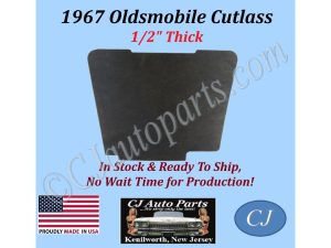 NEW REM 1967 OLDSMOBILE CUTLASS INSULATION PAD 1/2" THICK #CUT-HIN-015 - IN STOCK