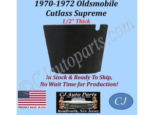 NEW REM 1970 1971 1972 OLDSMOBILE CUTLASS SUPREME INSULATION PAD 1/2" THICK #CUT-HIN-025 - IN STOCK