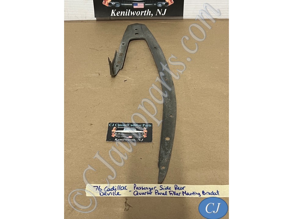 OEM 1974 1975 1976 Cadillac Deville Fleetwood Calais RIGHT PASSENGER SIDE REAR QUARTER PANEL FILLER MOUNTING BRACKET