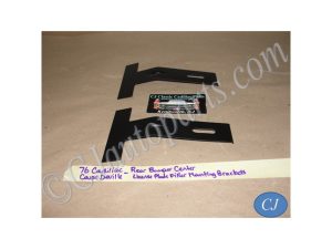 OEM 1974 1975 1976 Cadillac Deville Fleetwood Calais Commercial Chassis REAR BACK BUMPER CENTER FILLER PANEL MOUNTING BRACKETS