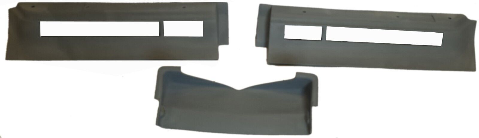 NEW 1974 1975 1976 Cadillac Deville & Fleetwood Rear Bumper Filler Set (5 Piece Fillers) - Image 3