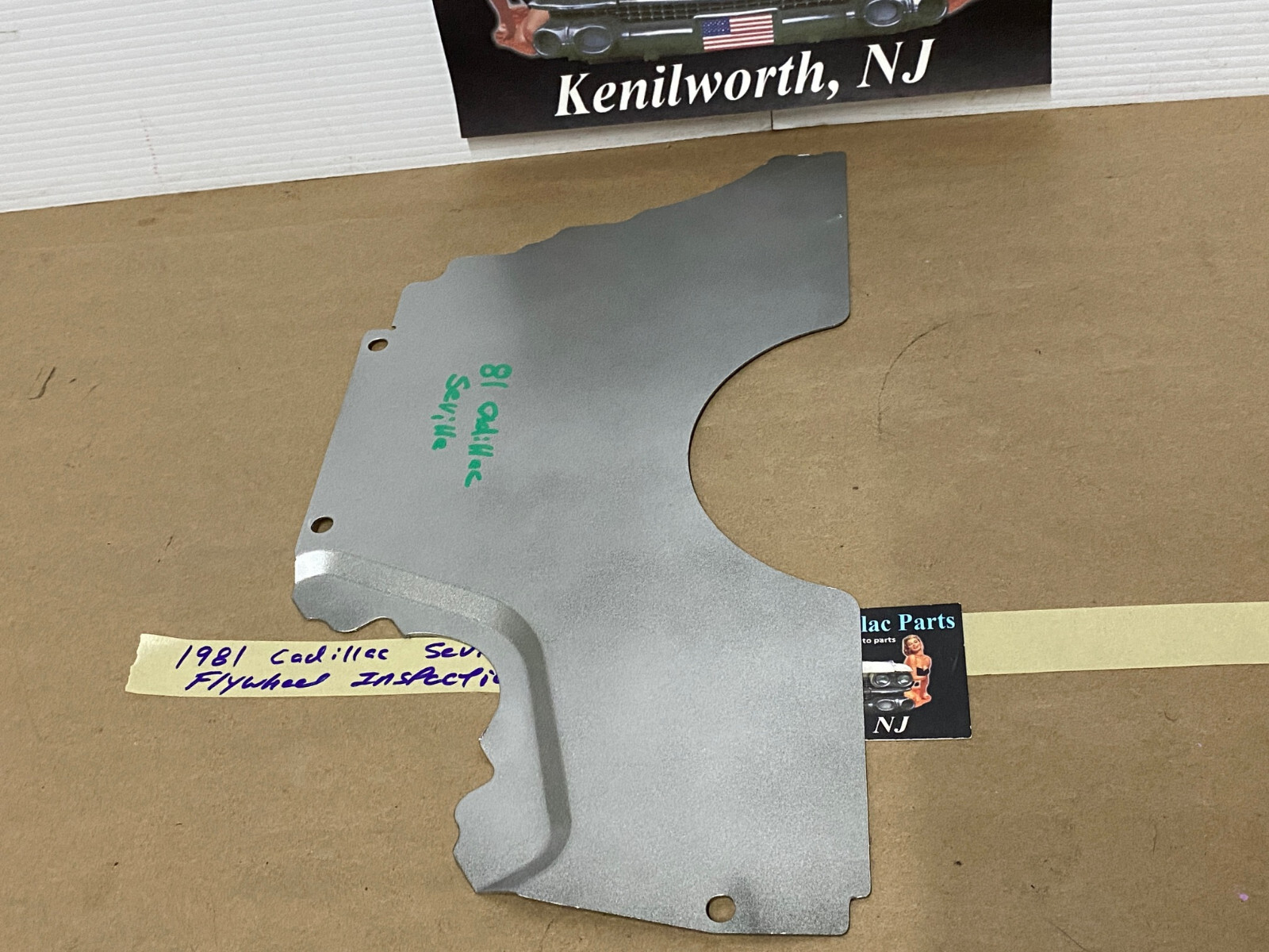 OEM 1980 1981 1985 Cadillac Seville 1979 1980 1981 1985 Eldorado FLYWHEEL INSPECTION COVER - Image 5