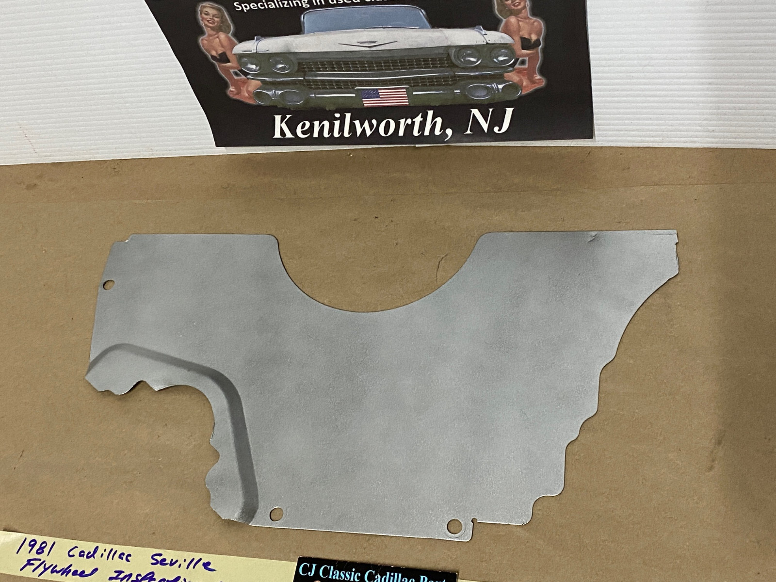 OEM 1980 1981 1985 Cadillac Seville 1979 1980 1981 1985 Eldorado FLYWHEEL INSPECTION COVER - Image 6
