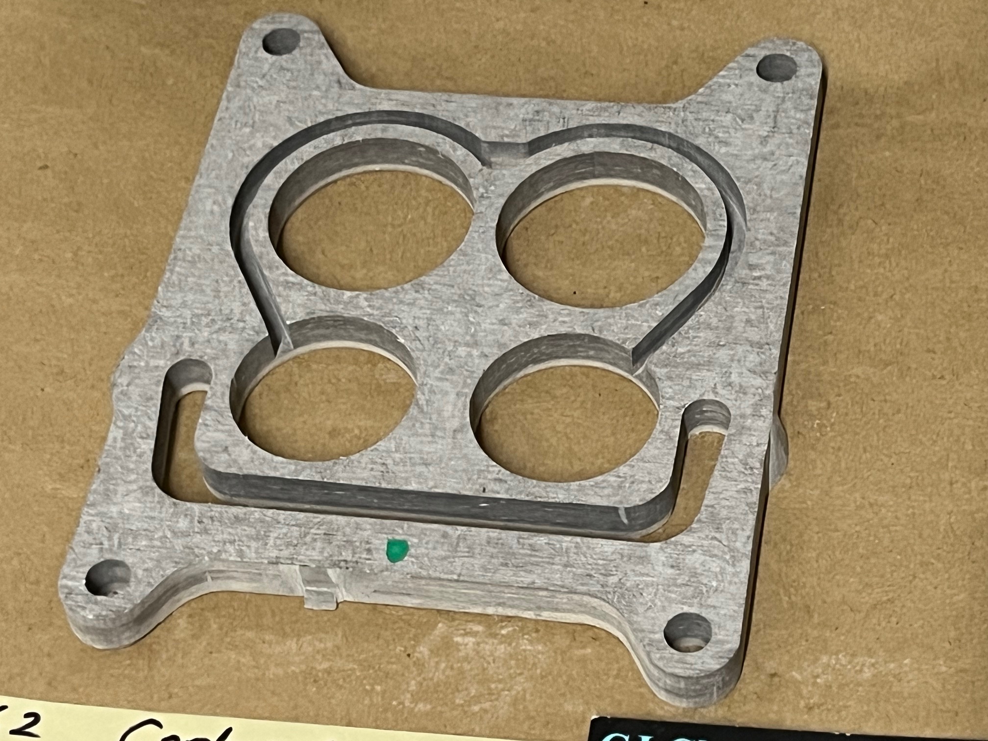NEW 1957 1958 1959 1960 1961 1962 CADILLAC DEVILLE FLEETWOOD ELDORADO 4 BBL ROCHESTER OR CARTER CARBURETOR INSULATOR SPACER PLATE (REPLACES GM#1473021) - Image 3