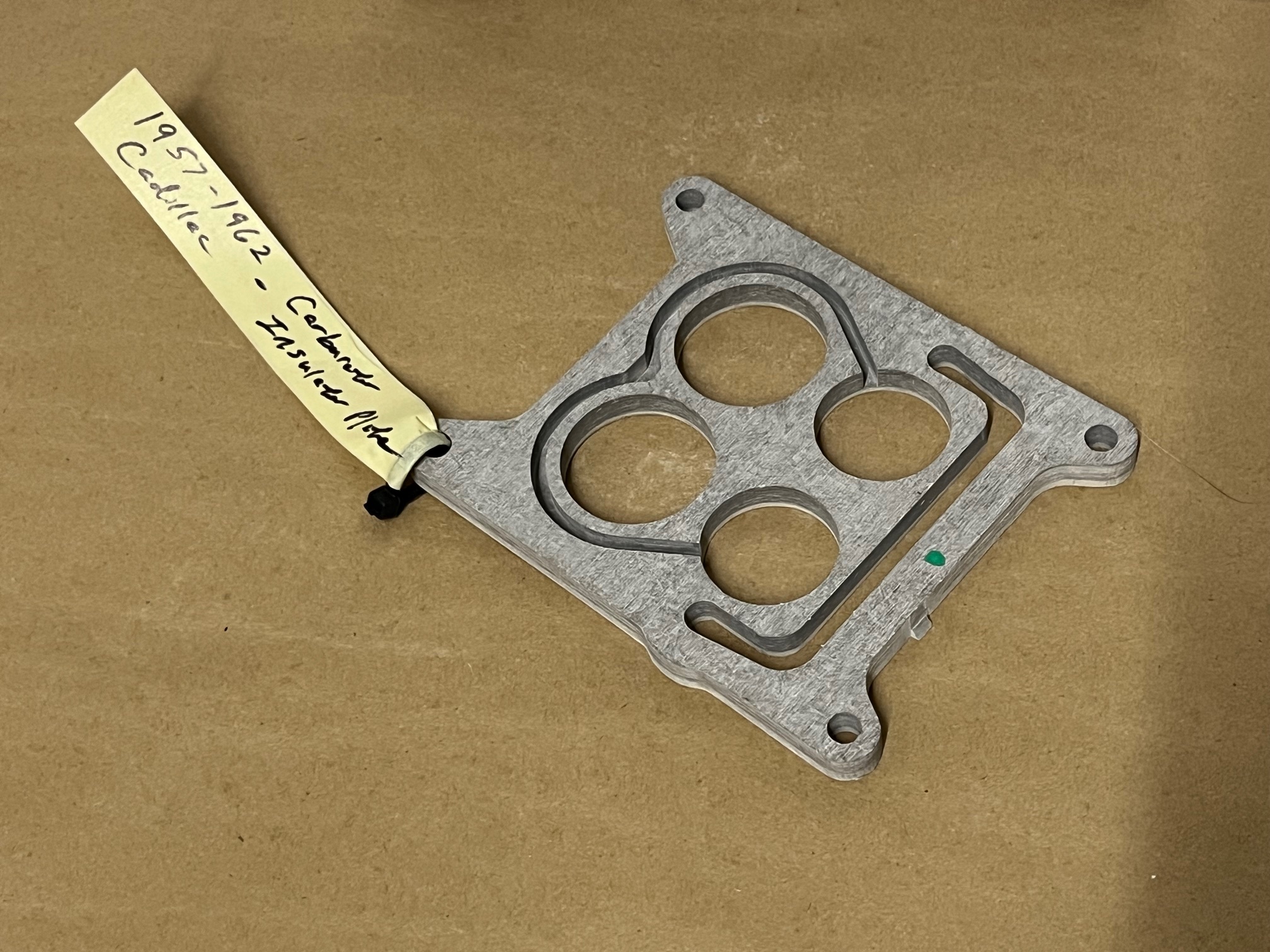 NEW 1957 1958 1959 1960 1961 1962 CADILLAC DEVILLE FLEETWOOD ELDORADO 4 BBL ROCHESTER OR CARTER CARBURETOR INSULATOR SPACER PLATE (REPLACES GM#1473021) - Image 10