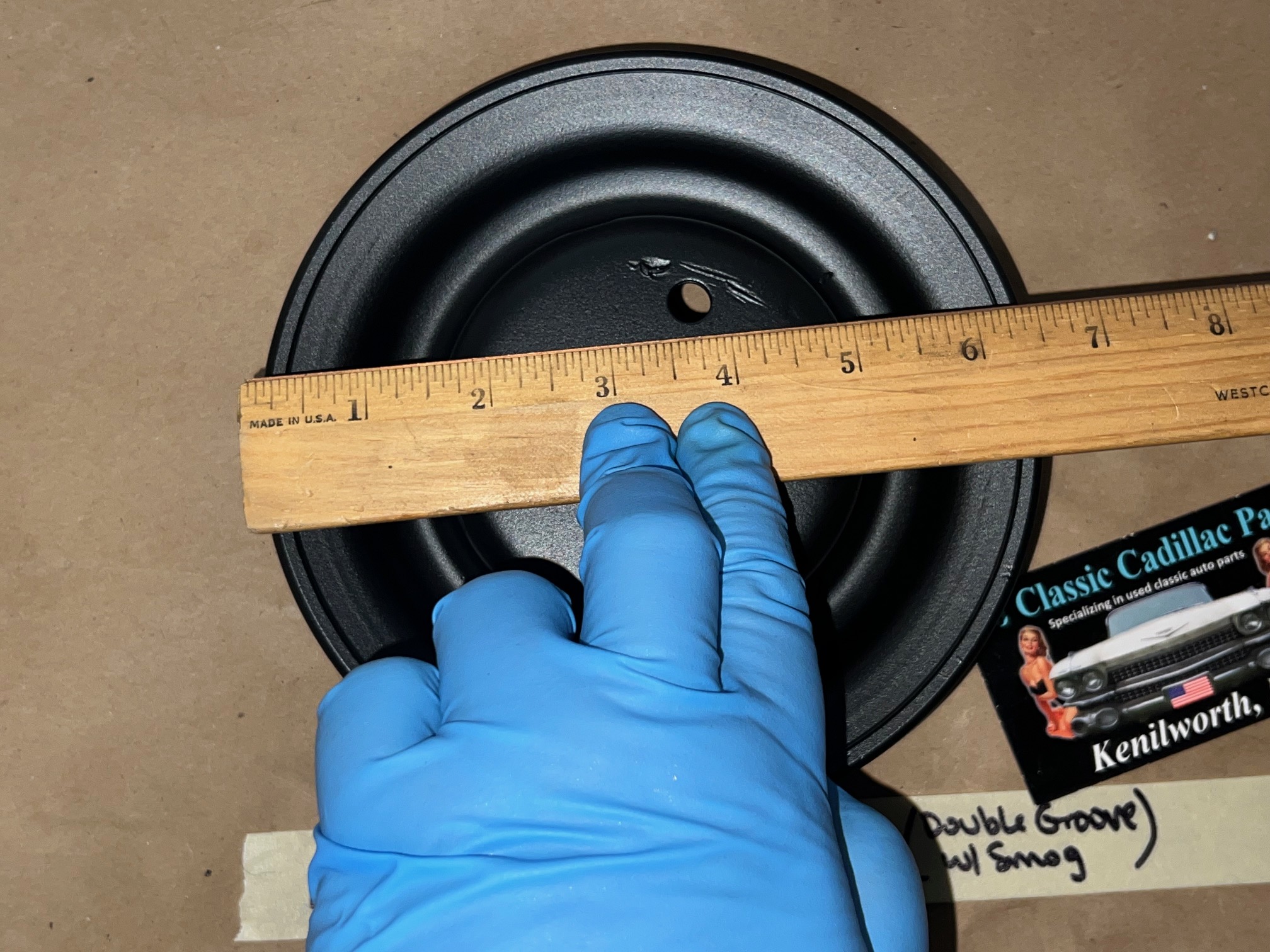 RESTORED 1976 1977 1978 Cadillac Deville Eldorado Fleetwood WATER PUMP PULLEY DOUBLE GROOVE (WITH A.I.R) #1609422 - Image 12