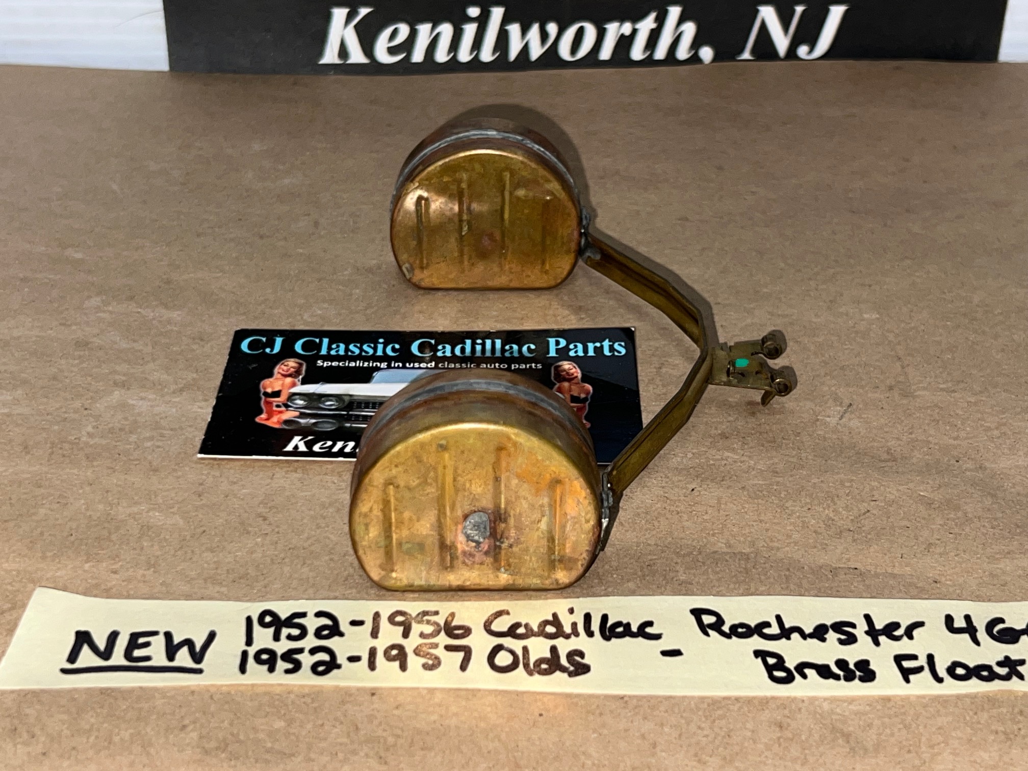 NEW 1952 1953 1954 1955 1956 CADILLAC 1952-1957 OLDSMOBILE ROCHESTER 4GC CARBURETOR FLOAT (4BBL) - PRIMARY OR SECONDARY FLOAT #7017488 - Image 3