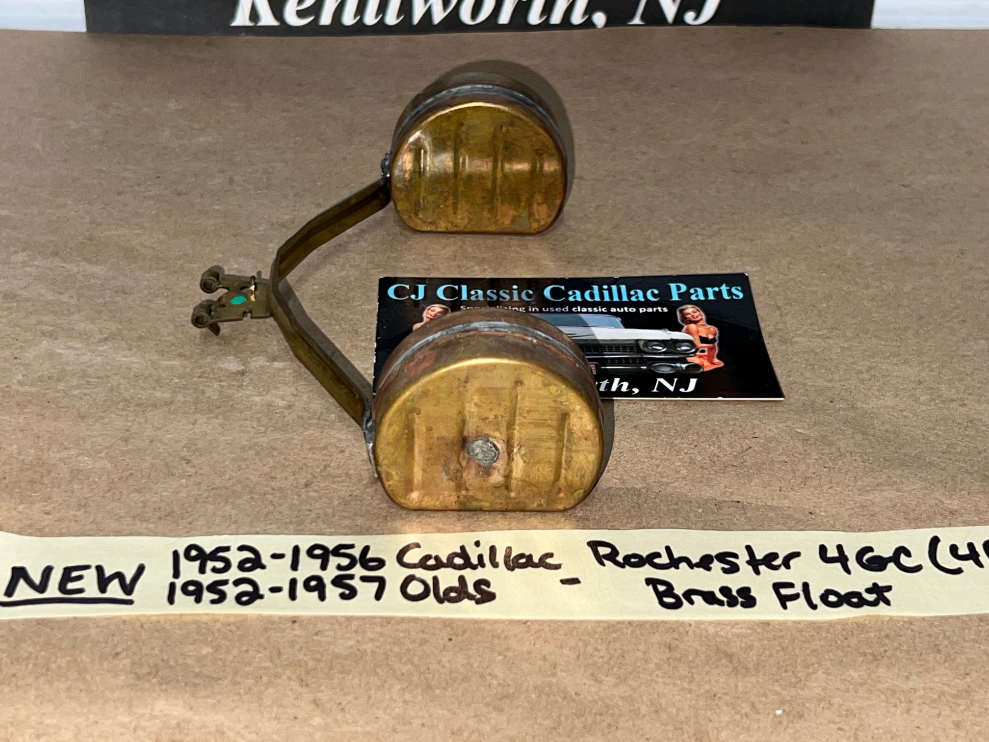 NEW 1952 1953 1954 1955 1956 CADILLAC 1952-1957 OLDSMOBILE ROCHESTER 4GC CARBURETOR FLOAT (4BBL) - PRIMARY OR SECONDARY FLOAT #7017488 - Image 5