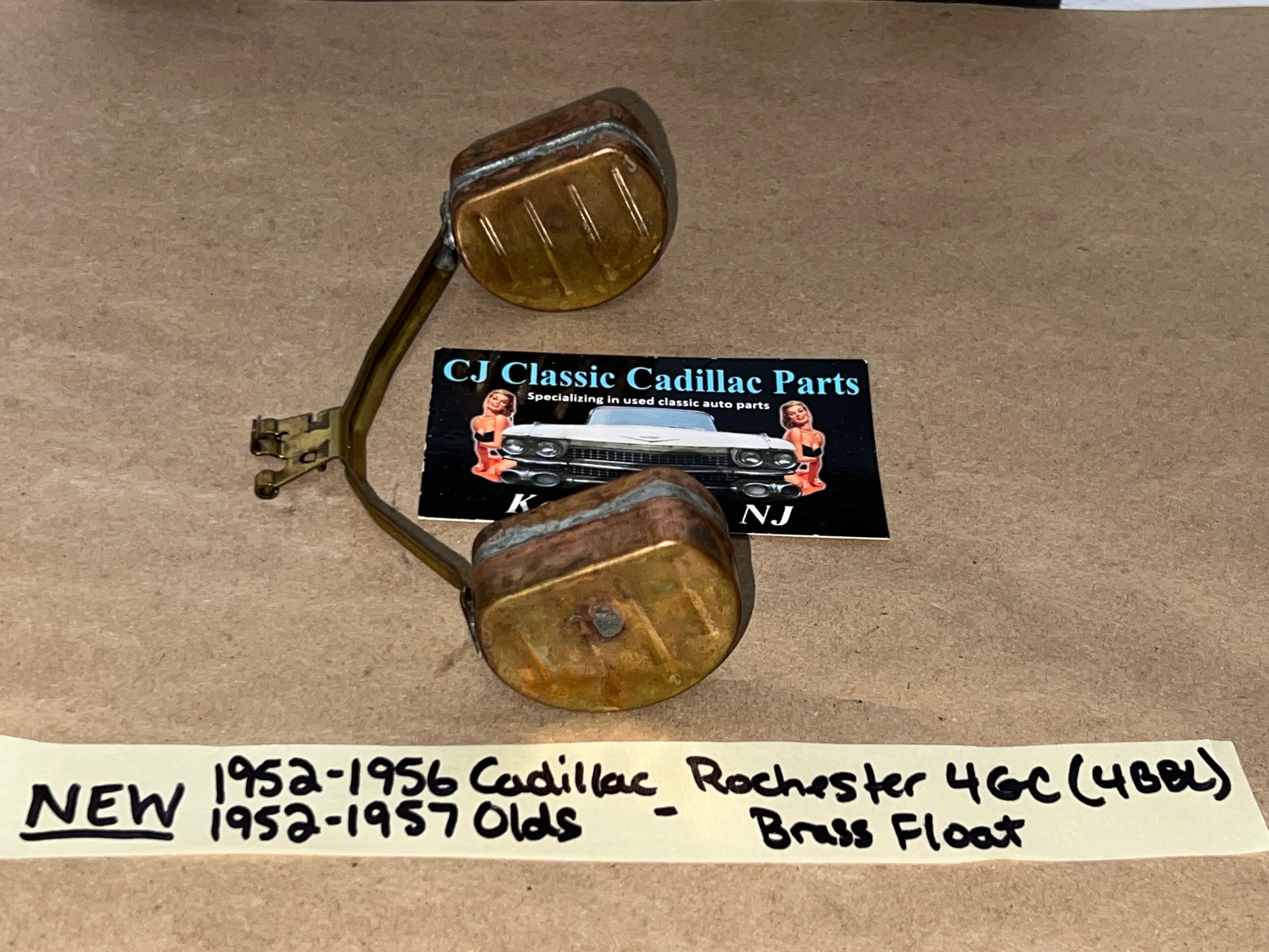 NEW 1952 1953 1954 1955 1956 CADILLAC 1952-1957 OLDSMOBILE ROCHESTER 4GC CARBURETOR FLOAT (4BBL) - PRIMARY OR SECONDARY FLOAT #7017488 - Image 7
