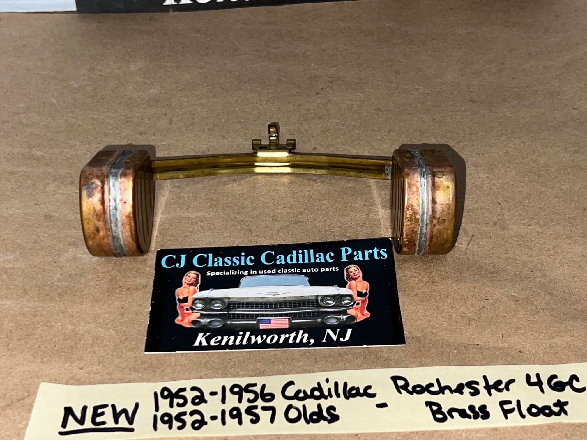 NEW 1952 1953 1954 1955 1956 CADILLAC 1952-1957 OLDSMOBILE ROCHESTER 4GC CARBURETOR FLOAT (4BBL) - PRIMARY OR SECONDARY FLOAT #7017488 - Image 8