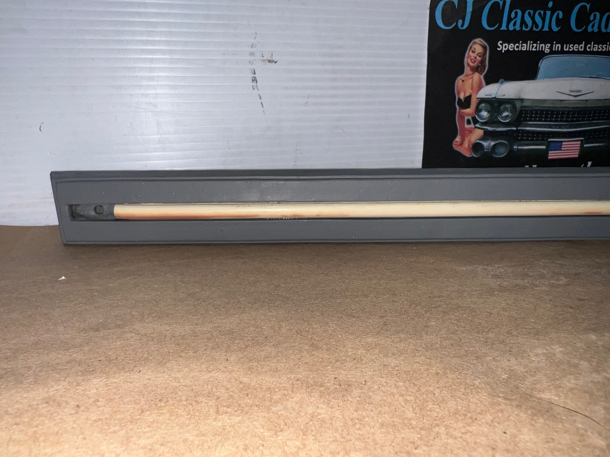 OEM 1974 1975 1976 1977 1978 Cadillac Eldorado 1974 1975 1976 Deville Calais Fleetwood UPPER FRONT BUMPER CENTER BAR IMPACT STRIP CUSHION PAD # 1603549 - Image 2