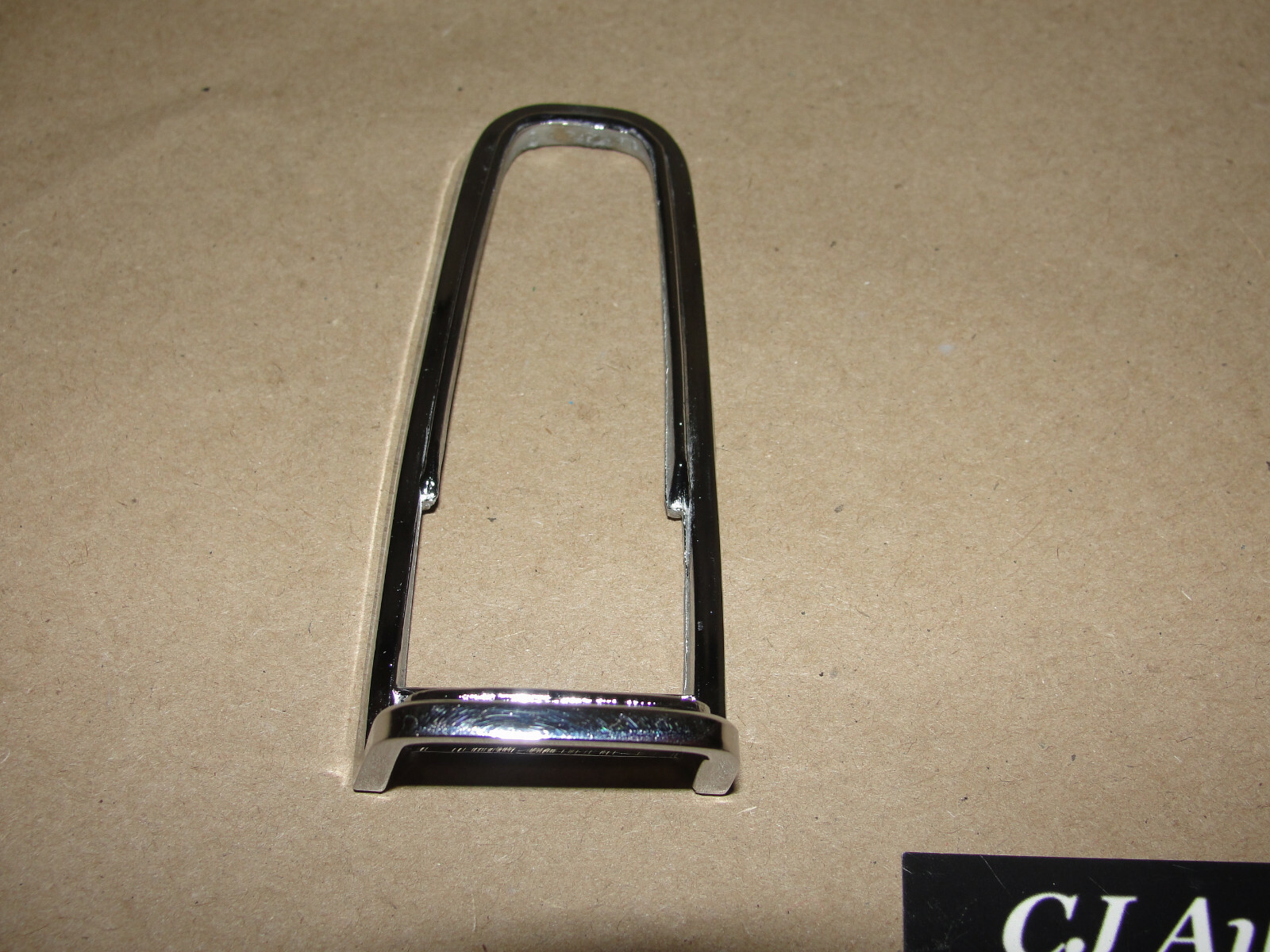 OEM 1971 1972 1973 1974 Cadillac Deville Calais Fleetwood LEFT TOP FENDER TURN SIGNAL INDICATOR CHROME TRIM BEZEL - Image 3