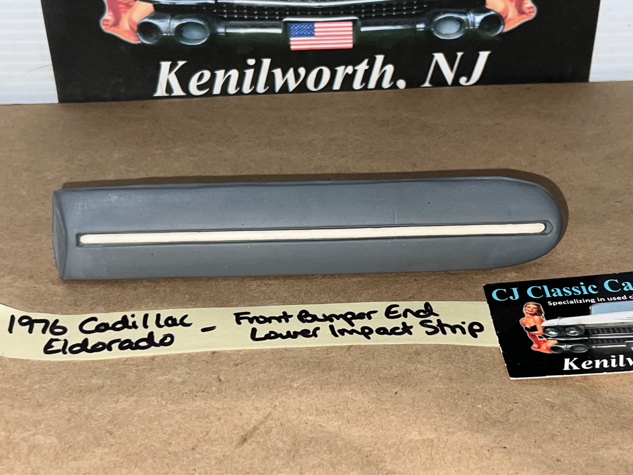 OEM 1975 1976 1977 1978 CADILLAC ELDORADO FRONT BUMPER END LOWER IMPACT STRIP CUSHION #1605345 RIGHT OR LEFT SIDE