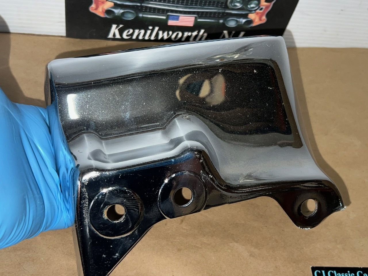 OEM 1975 1976 1977 1978 CADILLAC ELDORADO LEFT DRIVER SIDE LOWER FRONT BUMPER END #3516071 - Image 8