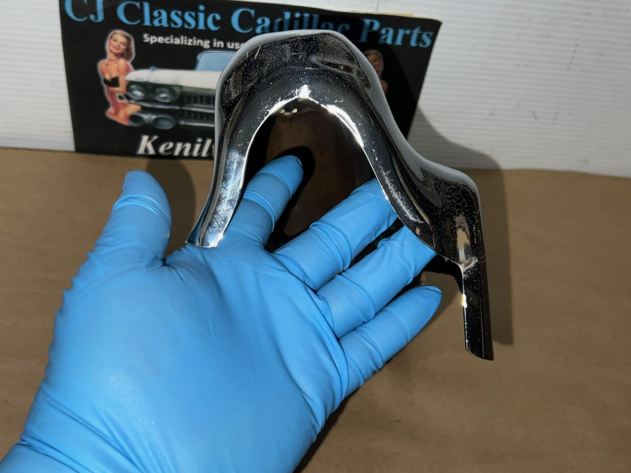 OEM 1975 1976 1977 1978 CADILLAC ELDORADO LEFT DRIVER SIDE LOWER FRONT BUMPER END #3516071 - Image 10