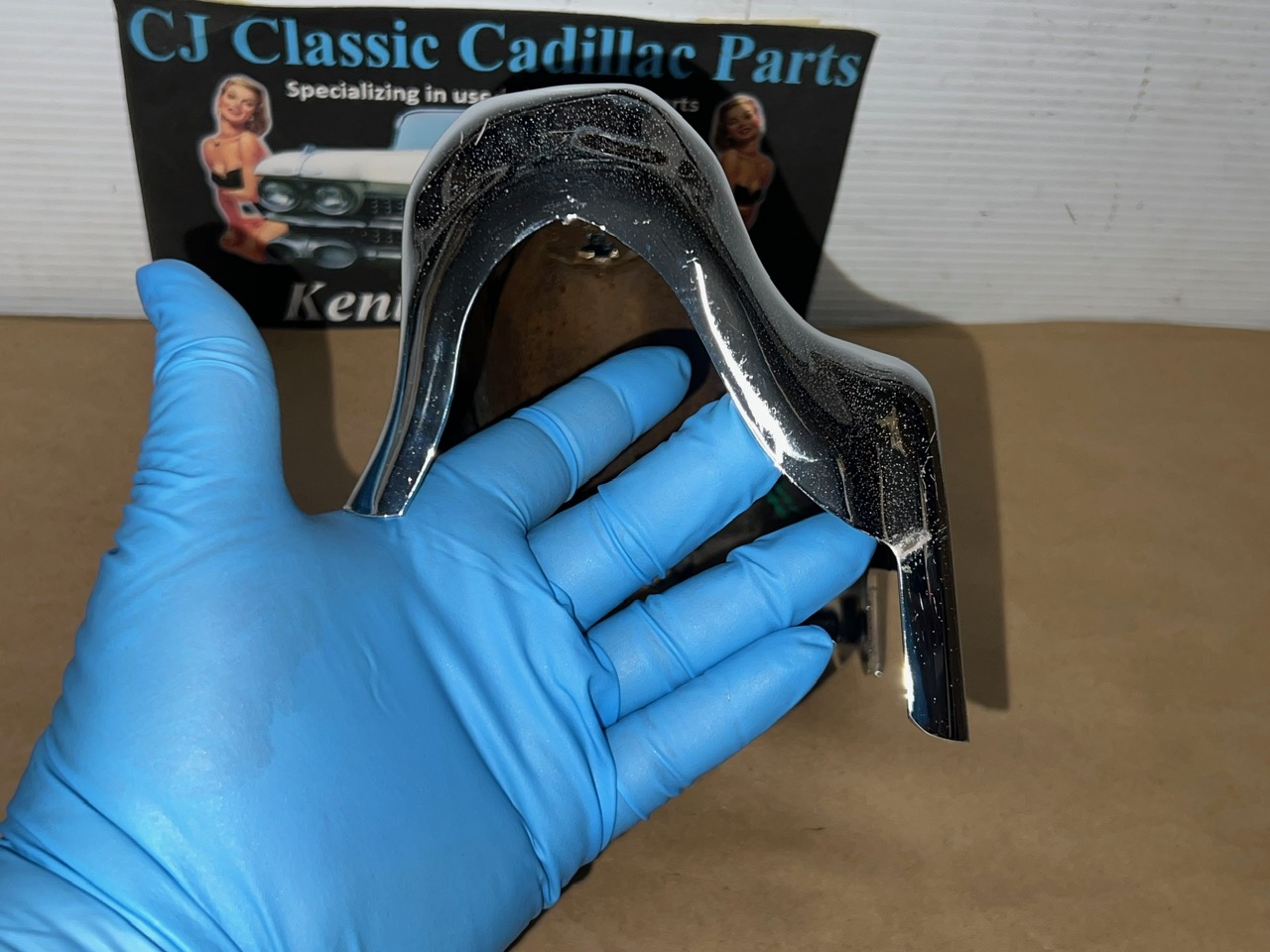 OEM 1975 1976 1977 1978 CADILLAC ELDORADO LEFT DRIVER SIDE LOWER FRONT BUMPER END #3516071 - Image 11