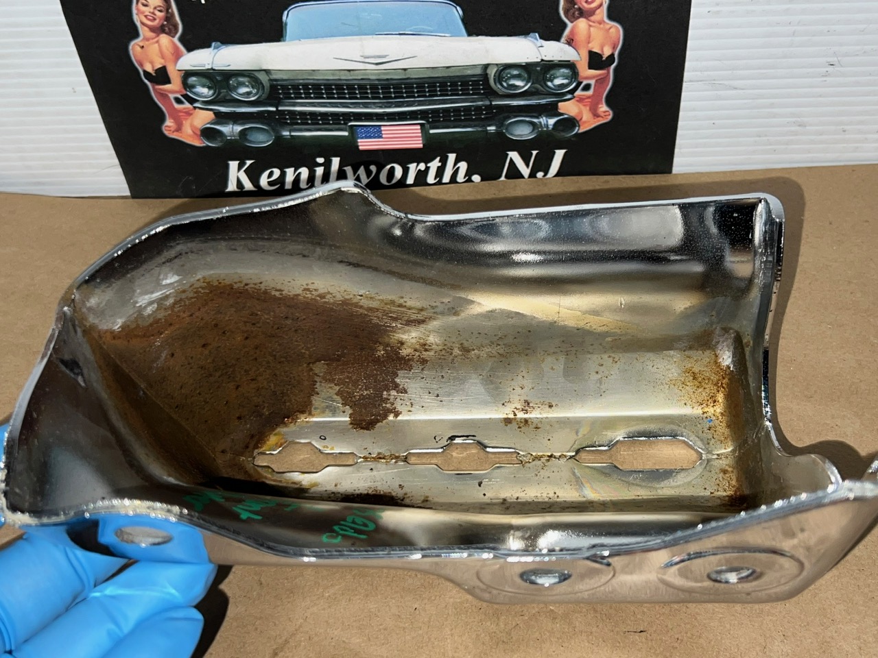 OEM 1975 1976 1977 1978 CADILLAC ELDORADO LEFT DRIVER SIDE LOWER FRONT BUMPER END #3516071 - Image 17