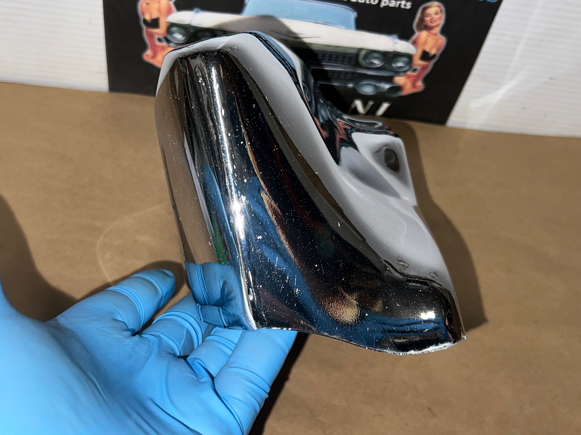 OEM 1975 1976 1977 1978 CADILLAC ELDORADO RIGHT PASSENGER SIDE LOWER FRONT BUMPER END #3516072 - Image 11