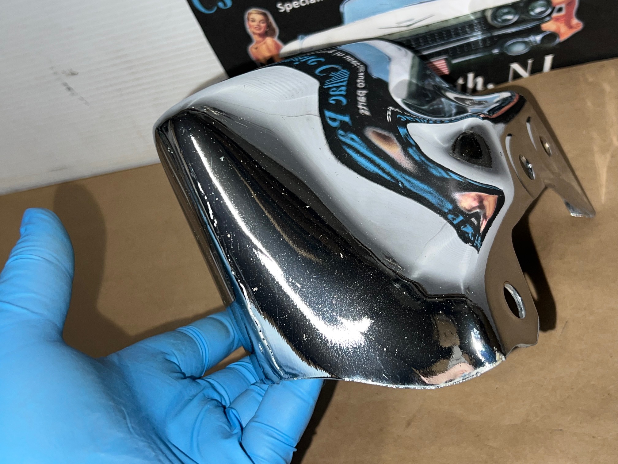 OEM 1975 1976 1977 1978 CADILLAC ELDORADO RIGHT PASSENGER SIDE LOWER FRONT BUMPER END #3516072 - Image 12