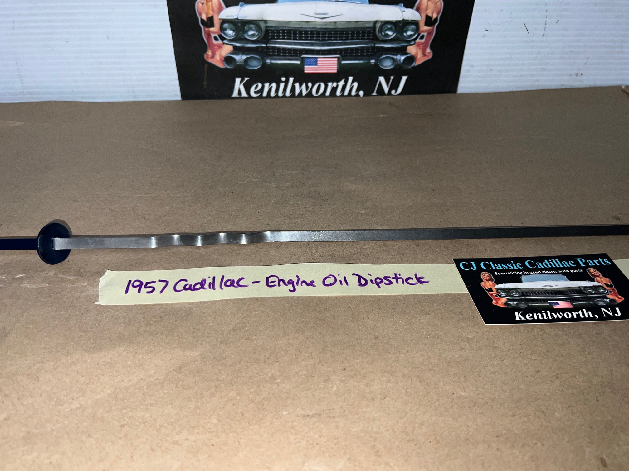 NEW 1957 Cadillac Deville Eldorado Fleetwood 365 ENGINE OIL FLUID LEVEL INDICATOR DIPSTICK #1466797 - Image 4