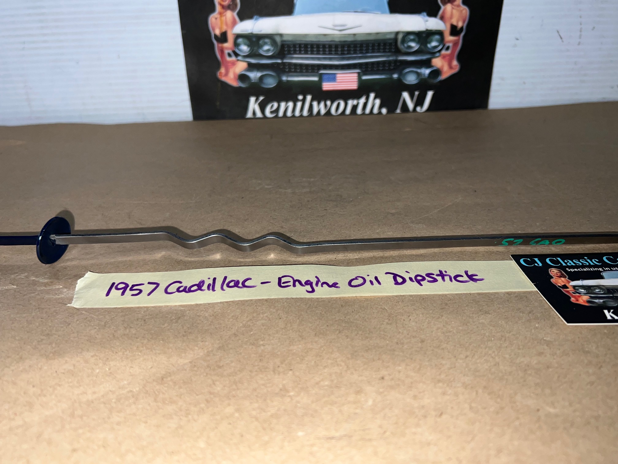 NEW 1957 Cadillac Deville Eldorado Fleetwood 365 ENGINE OIL FLUID LEVEL INDICATOR DIPSTICK #1466797 - Image 9