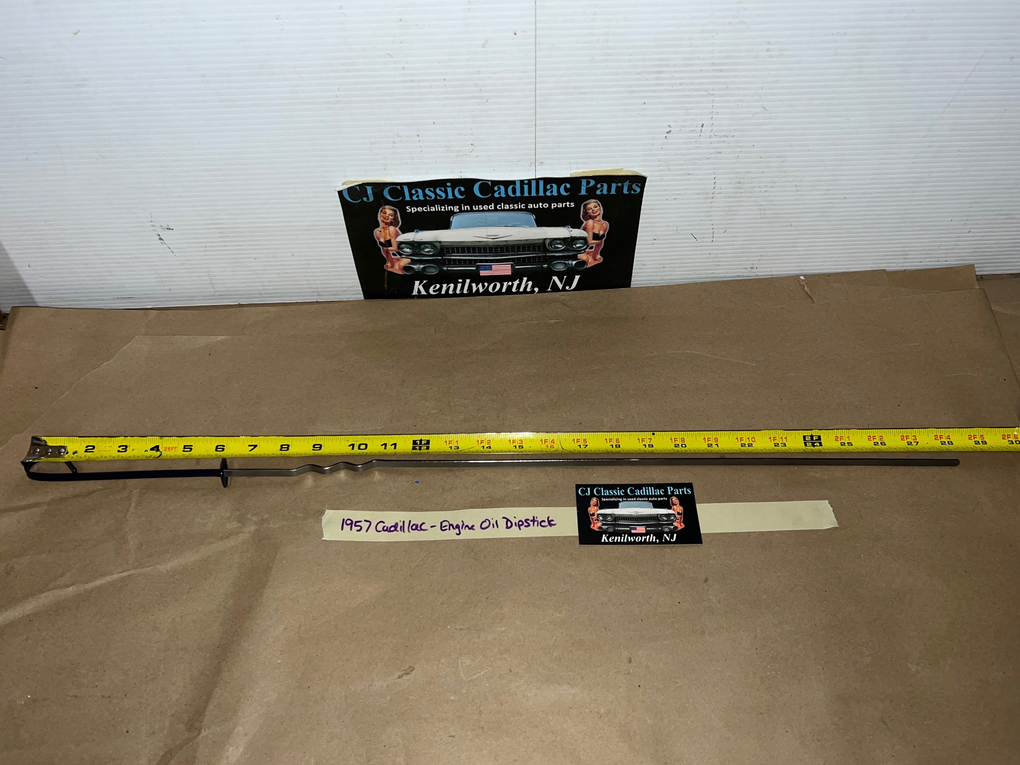 NEW 1957 Cadillac Deville Eldorado Fleetwood 365 ENGINE OIL FLUID LEVEL INDICATOR DIPSTICK #1466797 - Image 16