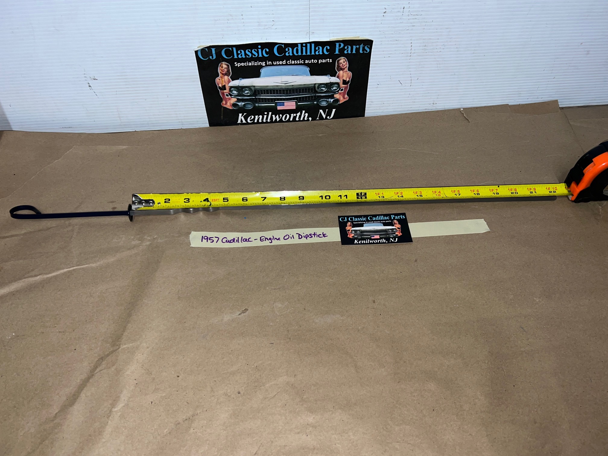 NEW 1957 Cadillac Deville Eldorado Fleetwood 365 ENGINE OIL FLUID LEVEL INDICATOR DIPSTICK #1466797 - Image 19
