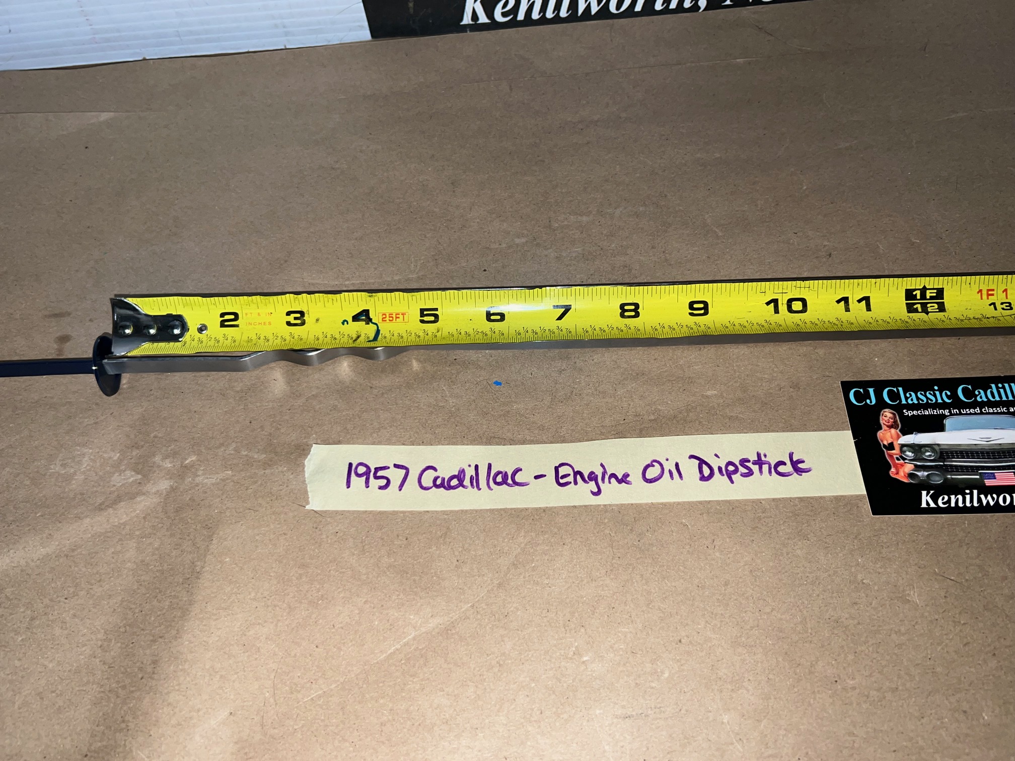 NEW 1957 Cadillac Deville Eldorado Fleetwood 365 ENGINE OIL FLUID LEVEL INDICATOR DIPSTICK #1466797 - Image 20