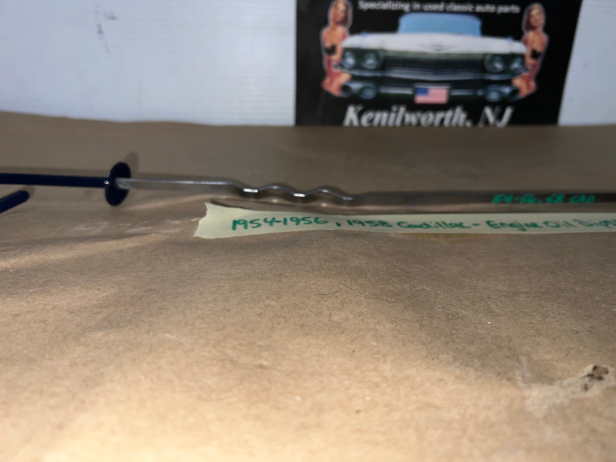 NEW 1954 1955 1956 1958 CADILLAC DEVILLE ELDORADO FLEETWOOD ENGINE OIL LEVEL INDICATOR DIPSTICK #1461124 - Image 8